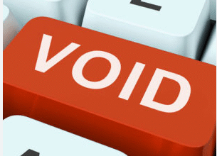 Voided Bet Meaning